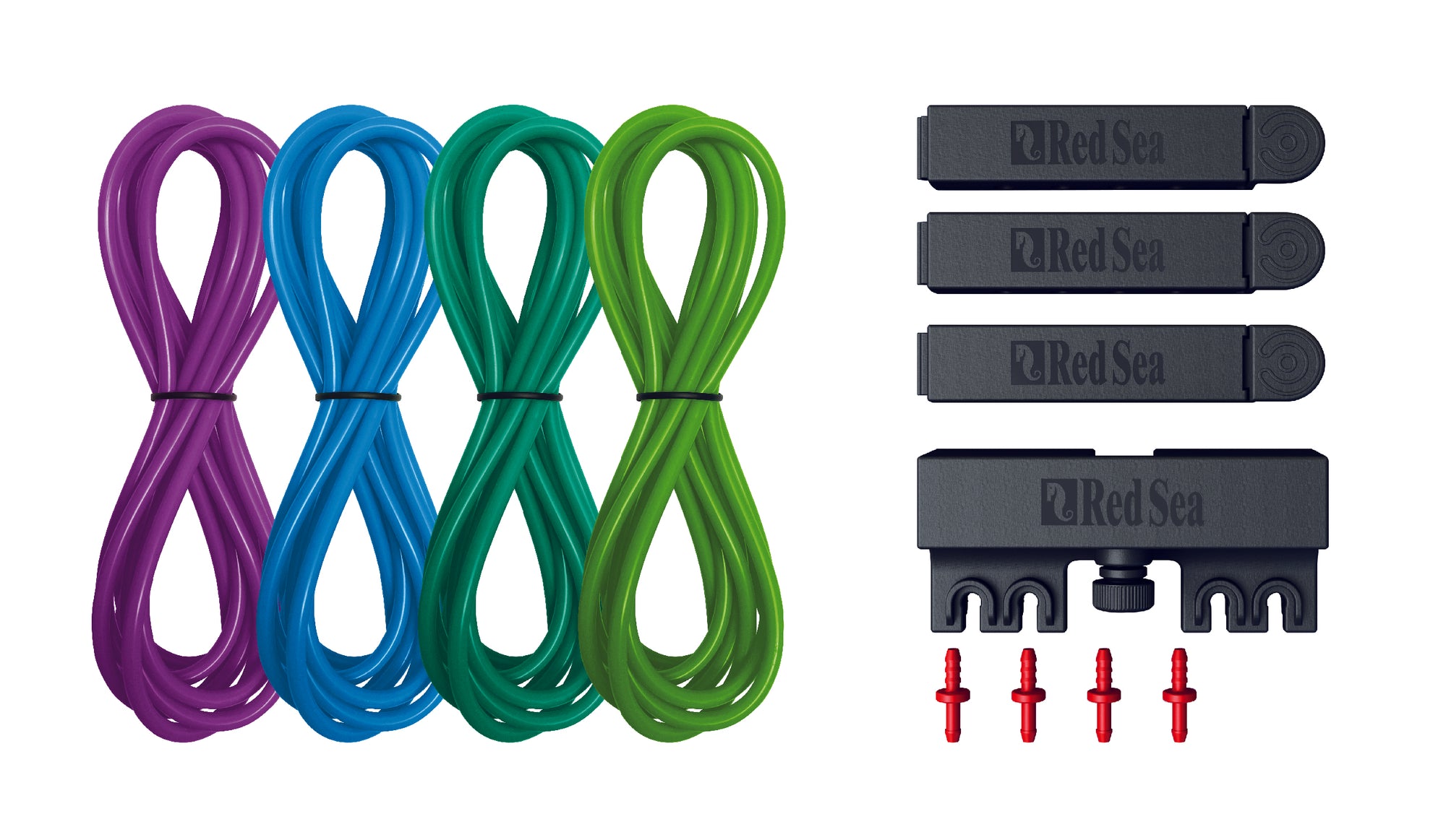 Red Sea ReefDose Deluxe 4-Color Tubing & Accessories Kit