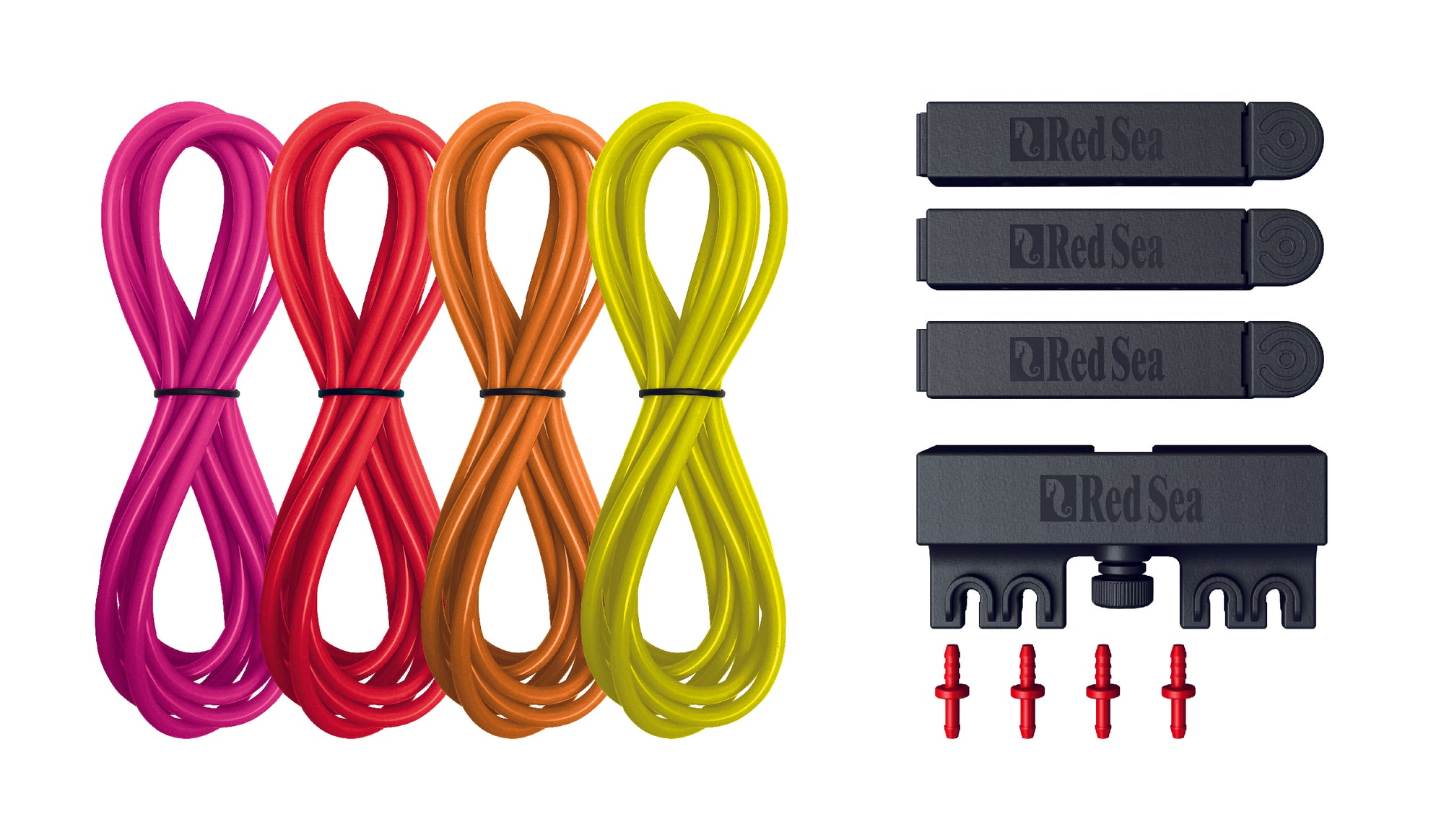 Red Sea ReefDose Deluxe 4-Color Tubing & Accessories Kit
