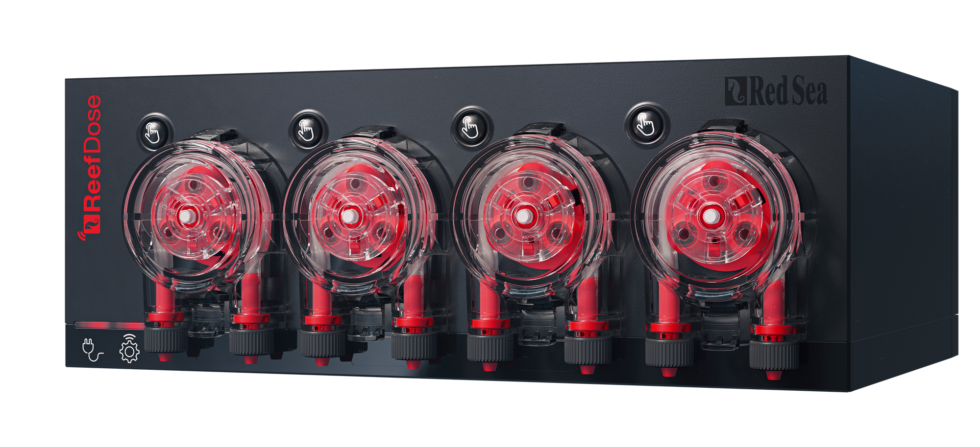 ①レッドシー REEF DOSE4ドーシングポンプ Red Sea ReefDose 4 - Dosing Pump - Vivid Aquariums