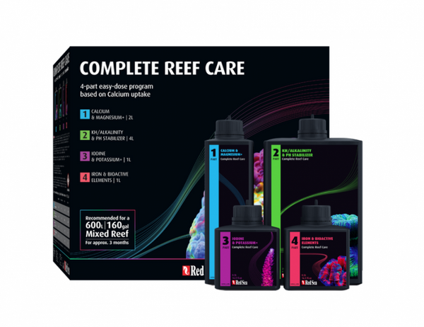 Red Sea 4-Part Complete Reef Care Dosing System Medium (80gal)